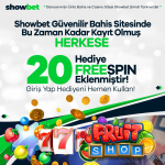 Kadar Kayıt Olmuş HERKESE 20 Freespin Hediye Eklenmişti.png